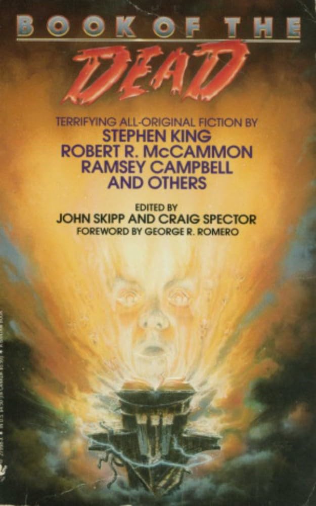 Cover art for Book of the Dead edited by John Skipp and Craig Spector with foreward by George Romero